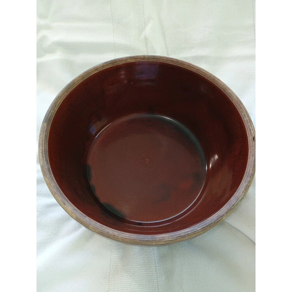 Daisy Dot Covered Casserole Dutch Oven Marcrest Stoneware Made in USA 3 Quart